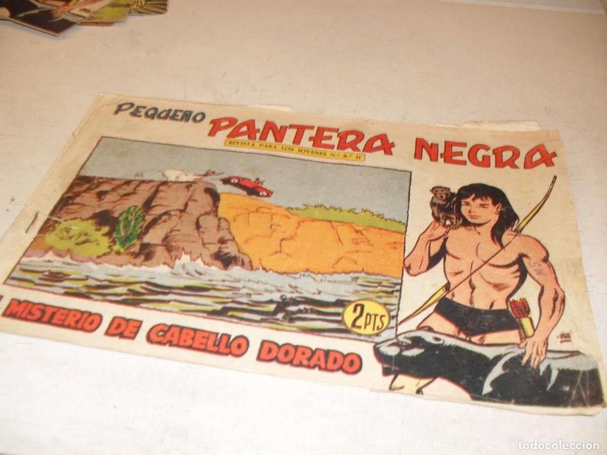 Tebeos: (ORIGINAL),PEQUE&Ntilde;O PANTERA NEGRA N&ordm; 192,EL MISTERIO DEL CABELLO DORADO,DE 329,MAGA,1956