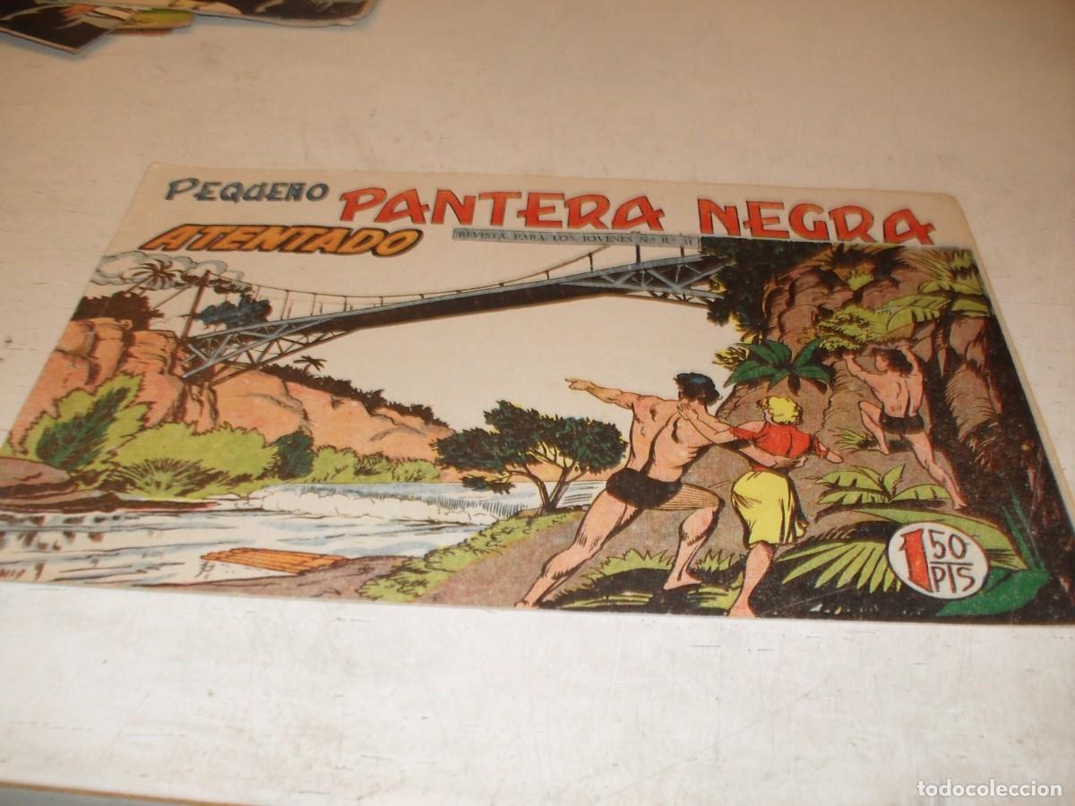 Tebeos: (ORIGINAL),PEQUE&Ntilde;O PANTERA NEGRA N&ordm; 191,ATENTADO,DE 329,MAGA,1956