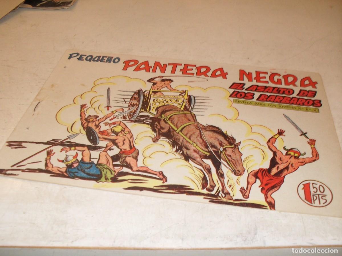 Tebeos: (ORIGINAL),PEQUE&Ntilde;O PANTERA NEGRA N&ordm; 186,EL ASALTO DE LOS BARBAROS,DE 329,MAGA,1956