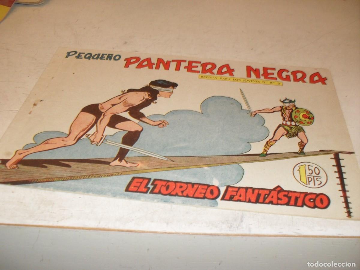 Tebeos: (ORIGINAL),PEQUE&Ntilde;O PANTERA NEGRA N&ordm; 184,EL TORNEO FANTASTICO,DE 329,MAGA,1956
