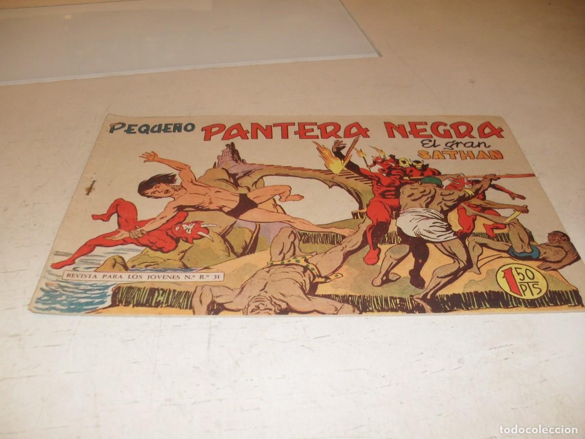 Tebeos: (ORIGINAL),PEQUE&Ntilde;O PANTERA NEGRA N&ordm; 170,EL GRAN SATHAN,DE 329,MAGA,1956