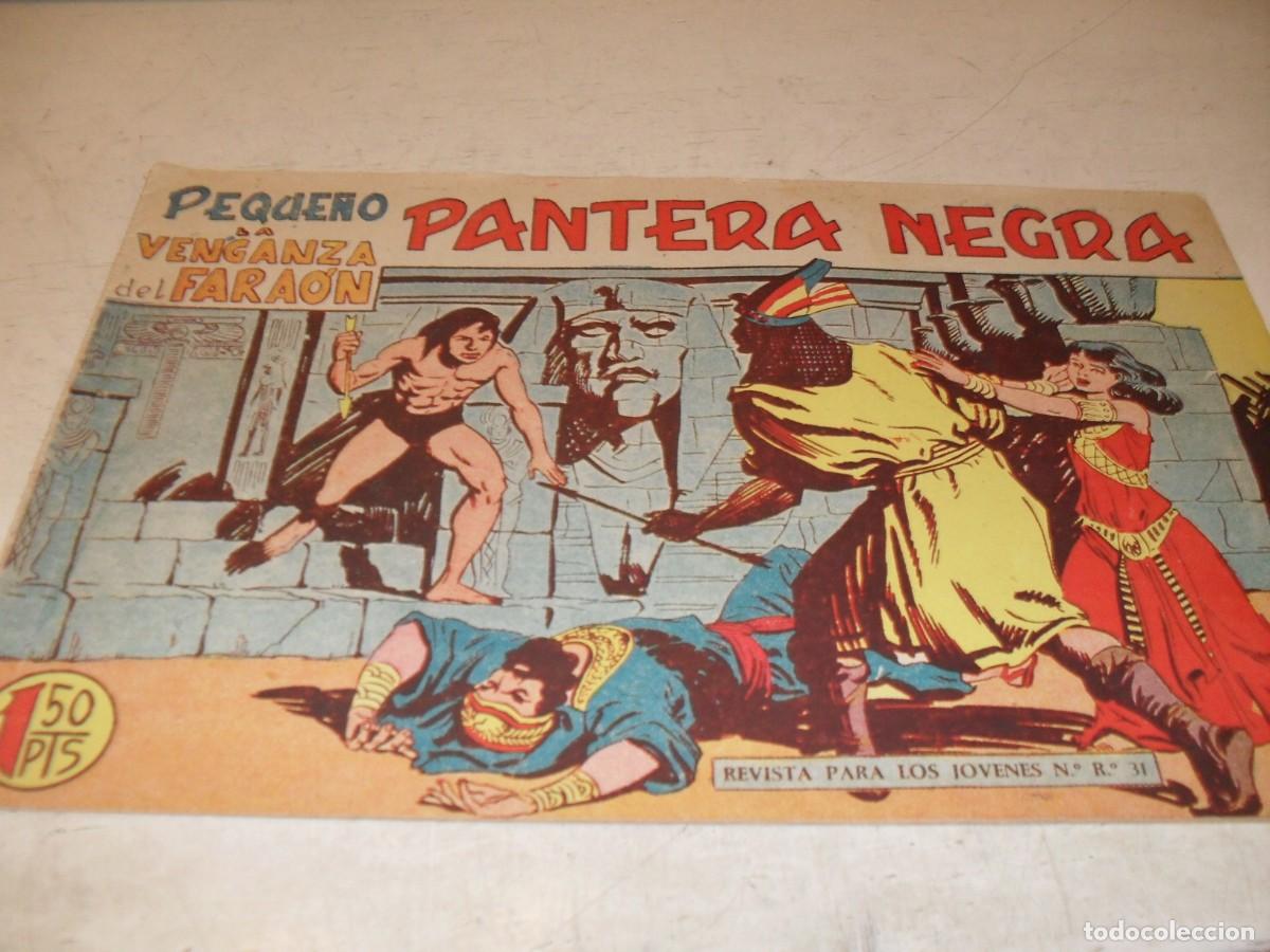 Tebeos: (ORIGINAL),PEQUE&Ntilde;O PANTERA NEGRA N&ordm; 167,LA VENGANZA DEL FARAON,DE 329,MAGA,1956