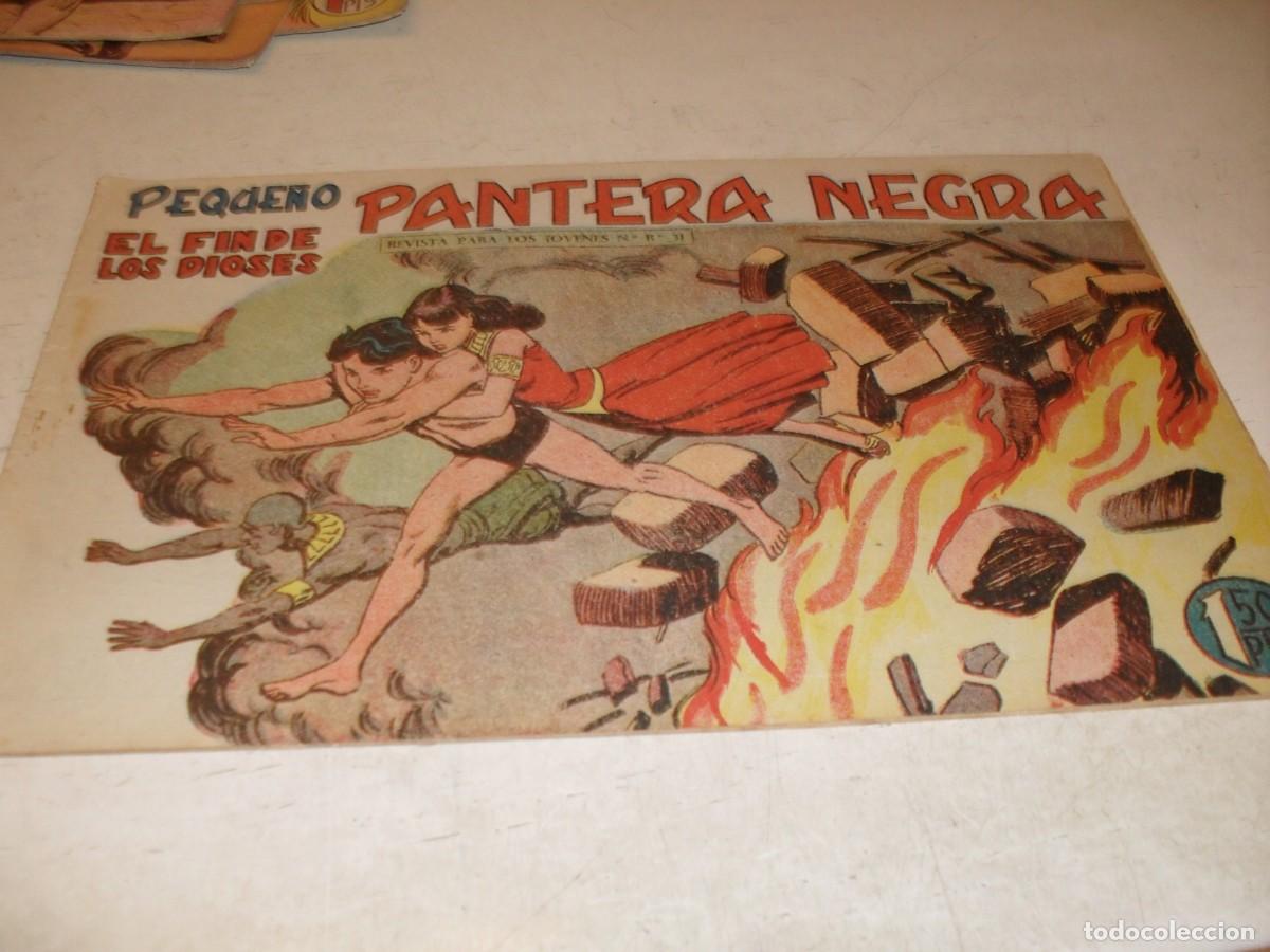 Tebeos: (ORIGINAL),PEQUE&Ntilde;O PANTERA NEGRA N&ordm; 165,EL FIN DE LOS DIOSES,DE 329,MAGA,1956