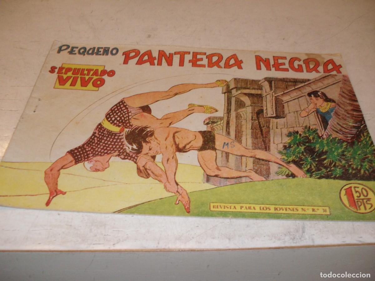 Tebeos: (ORIGINAL),PEQUE&Ntilde;O PANTERA NEGRA N&ordm; 163,SEPULTADO VIVO,DE 329,MAGA,1956