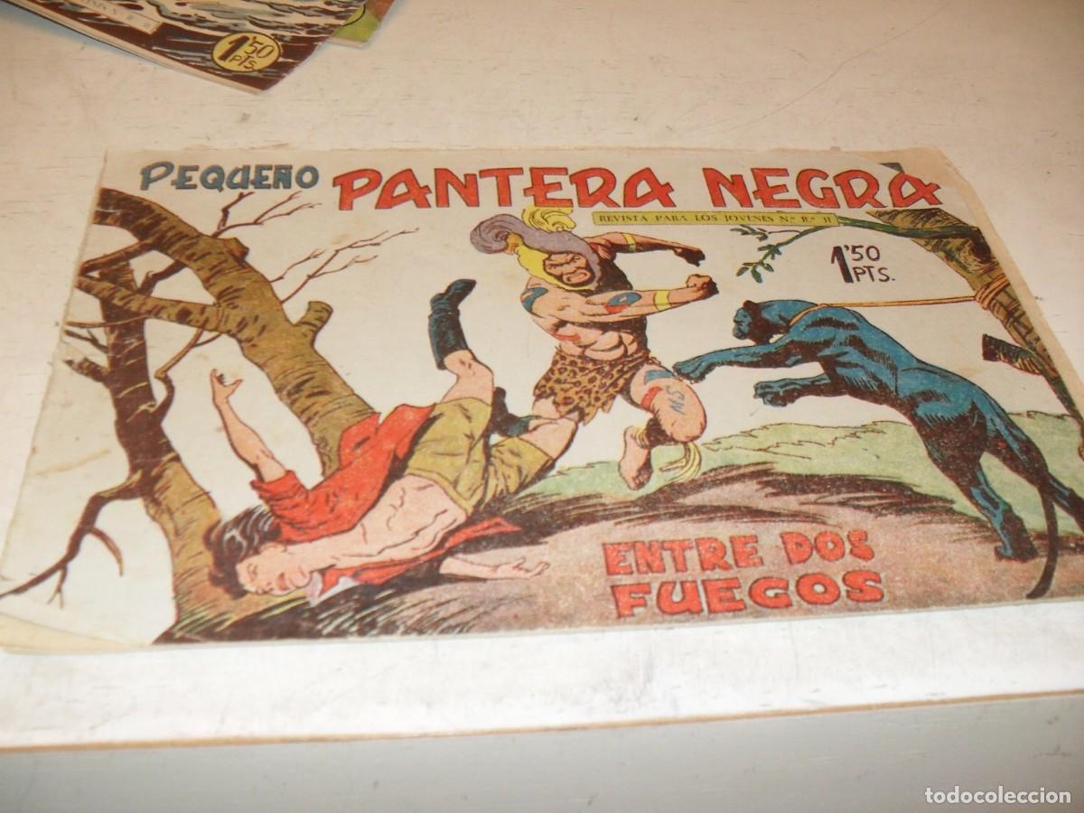 Tebeos: (ORIGINAL),PEQUE&Ntilde;O PANTERA NEGRA N&ordm; 157,ENTRE DOS FUEGOS,DE 329,MAGA,1956