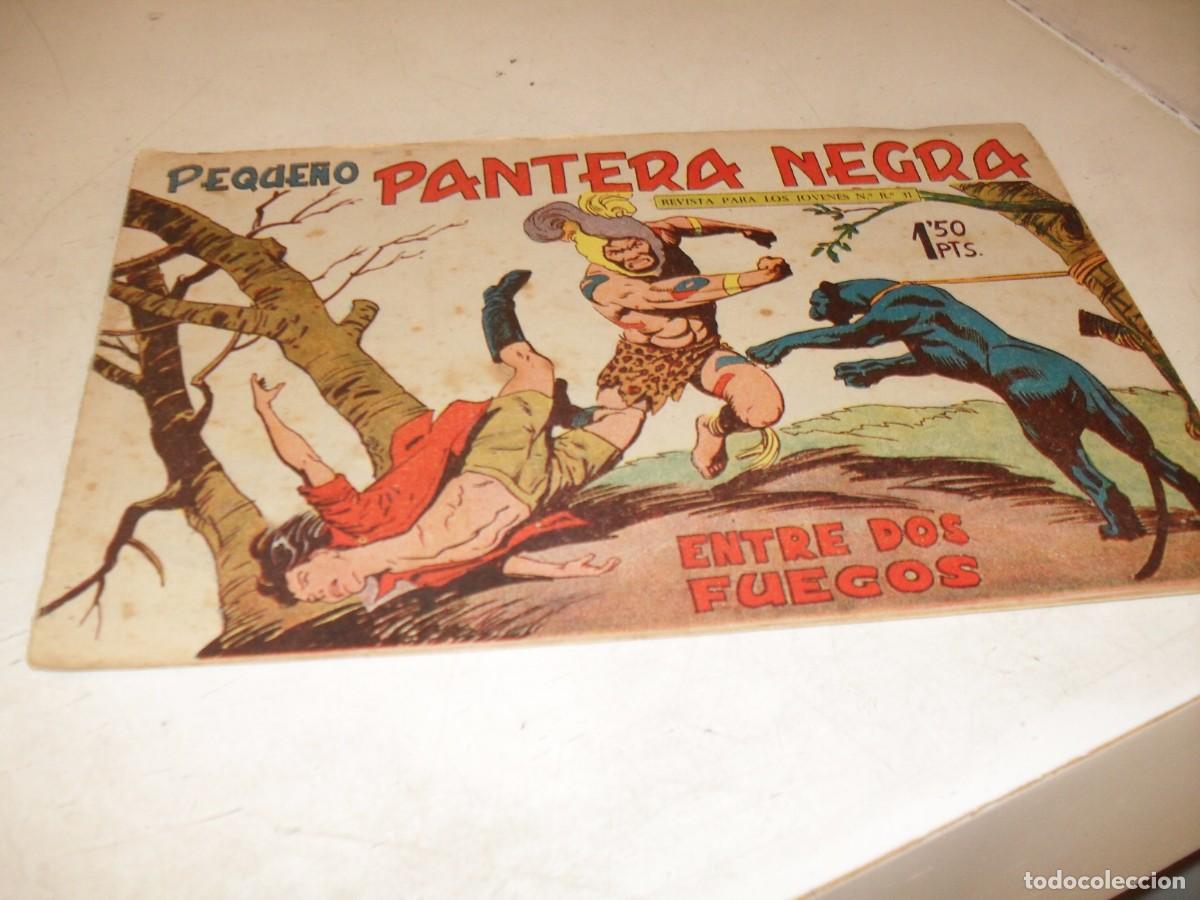 Tebeos: (ORIGINAL),PEQUE&Ntilde;O PANTERA NEGRA N&ordm; 157,ENTRE DOS FUEGOS,DE 329,MAGA,1956
