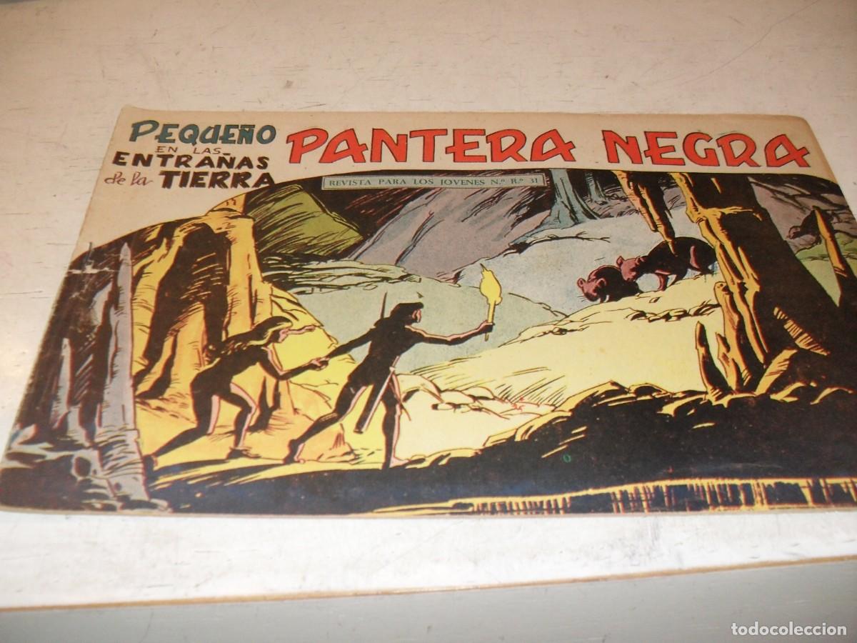 Tebeos: (ORIGINAL),PEQUE&Ntilde;O PANTERA NEGRA N&ordm; 153,EN LAS ENTRA&Ntilde;AS DE LA TIERRA,DE 329,MAGA,1956