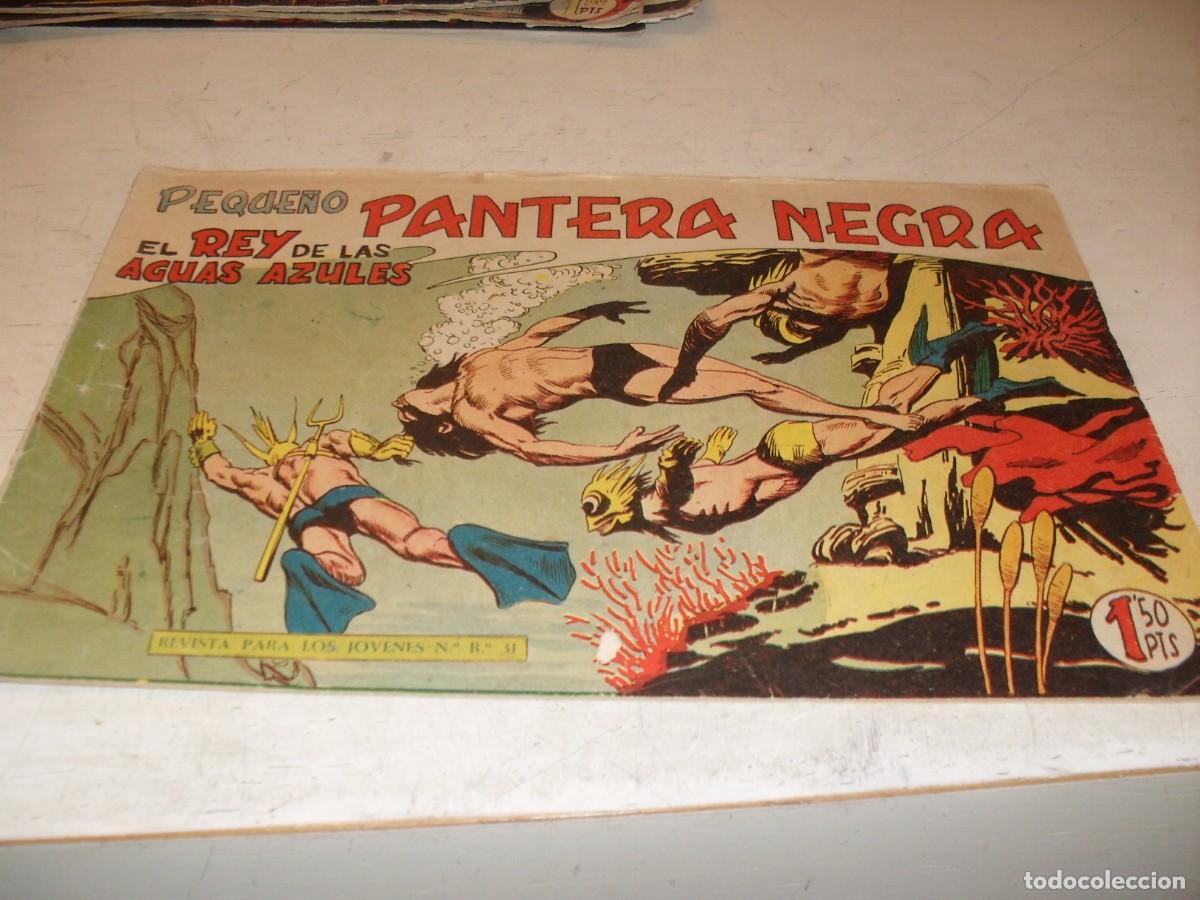 Tebeos: (ORIGINAL),PEQUE&Ntilde;O PANTERA NEGRA N&ordm; 148,EL REY DE LAS AGUAS AZULES,DE 329,MAGA,1956