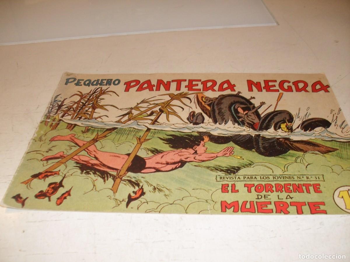 Tebeos: (ORIGINAL),PEQUE&Ntilde;O PANTERA NEGRA N&ordm; 144,EL TORRENTE DE LA MUERTE,DE 329,MAGA,1956