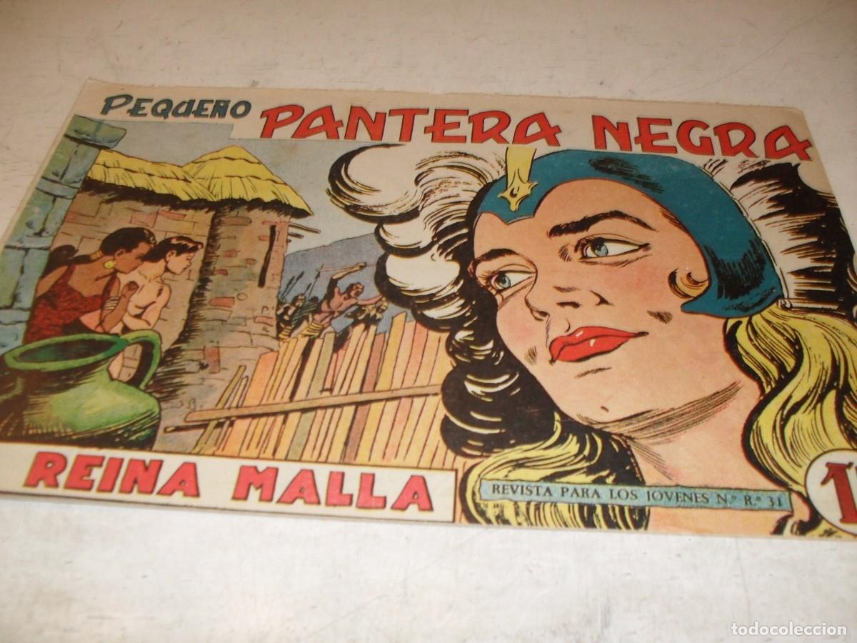 Tebeos: (ORIGINAL),PEQUE&Ntilde;O PANTERA NEGRA N&ordm; 139,LA REINA MALLA,DE 329,MAGA,1956