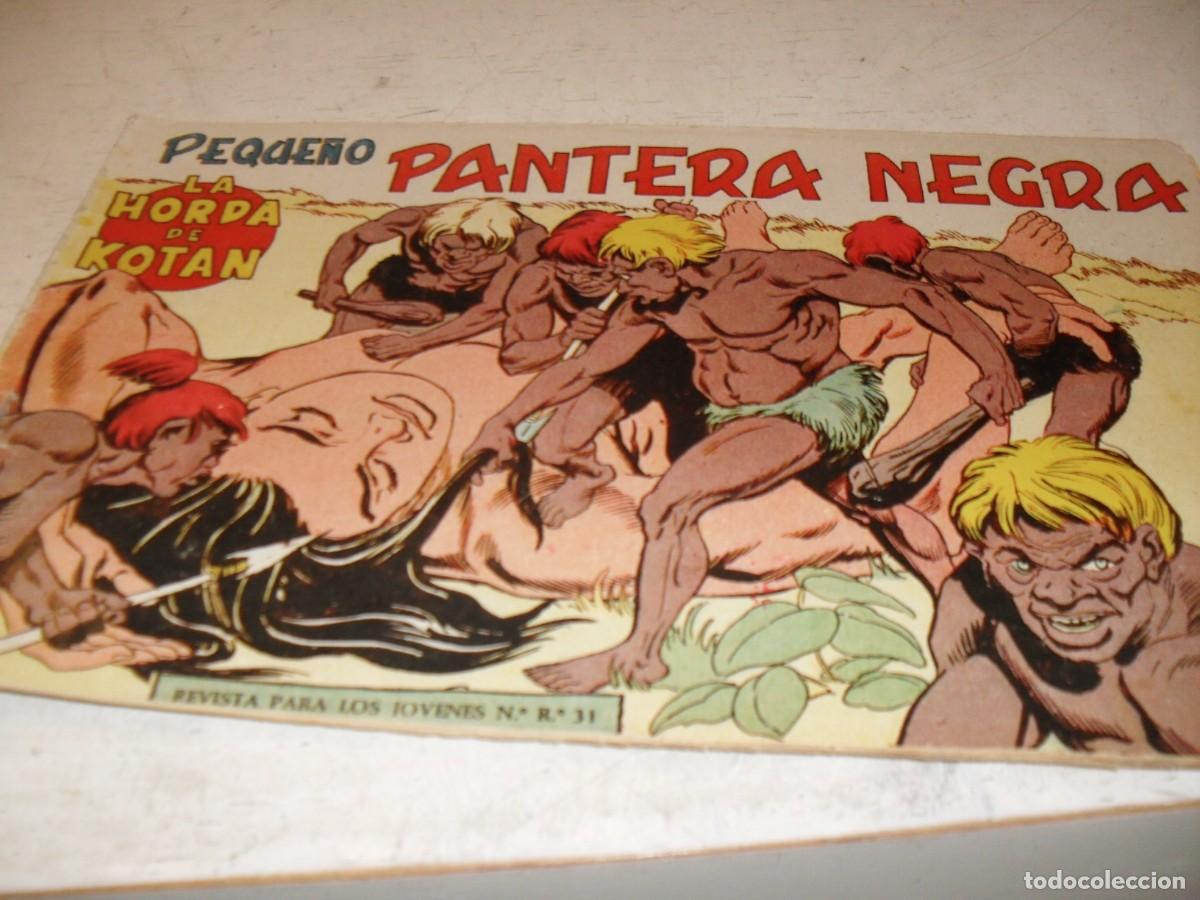 Tebeos: (ORIGINAL),PEQUE&Ntilde;O PANTERA NEGRA N&ordm; 134,LA HORDA DE KOTAR,DE 329,MAGA,1956