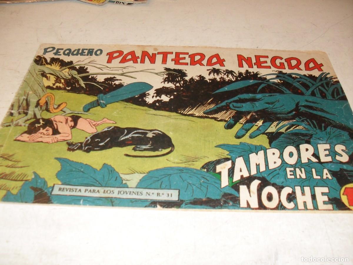 Tebeos: (ORIGINAL),PEQUE&Ntilde;O PANTERA NEGRA N&ordm; 133,TAMBORES EN LA NOCHE,DE 329,MAGA,1956