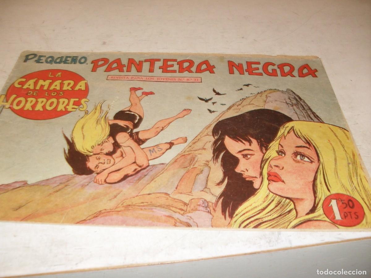 Tebeos: (ORIGINAL),PEQUE&Ntilde;O PANTERA NEGRA N&ordm; 130,LA CAMARA DE LOS HORRORES,DE 329,MAGA,1956