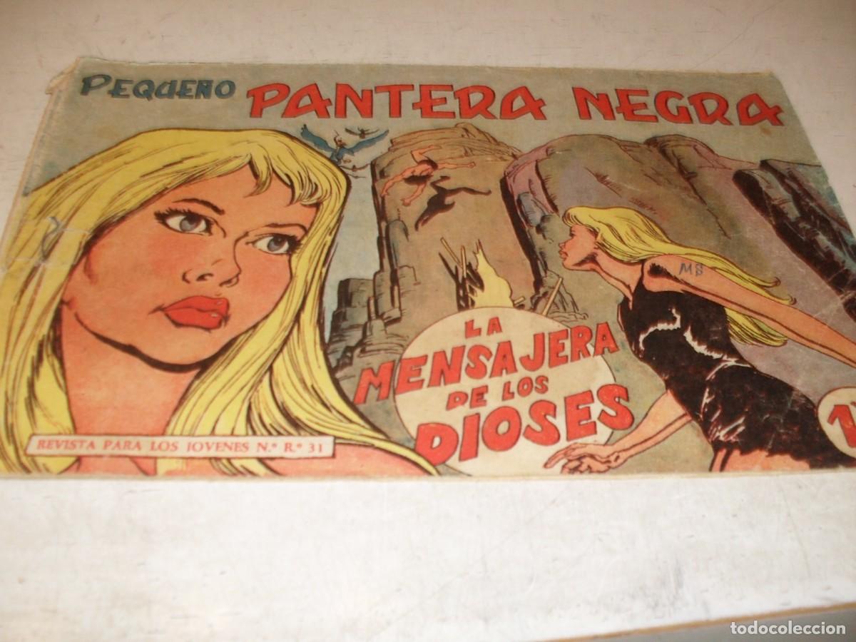 Tebeos: (ORIGINAL),PEQUE&Ntilde;O PANTERA NEGRA N&ordm; 129,LA MENSAJERA DE LOS DIOSES,DE 329,MAGA,1956