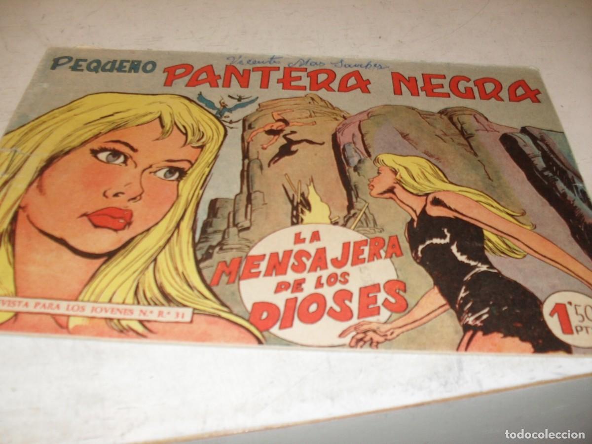 Tebeos: (ORIGINAL),PEQUE&Ntilde;O PANTERA NEGRA N&ordm; 129,LA MENSAJERA DE LOS DIOSES,DE 329,MAGA,1956