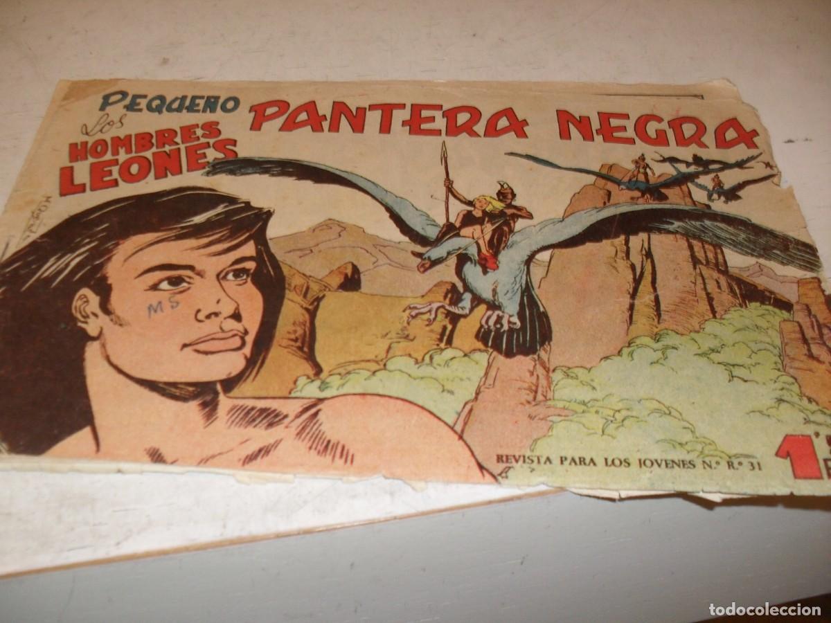 Tebeos: (ORIGINAL),PEQUE&Ntilde;O PANTERA NEGRA N&ordm; 127,LOS HOMBRES LEONES,DE 329,MAGA,1956