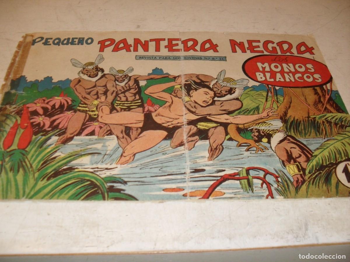 Tebeos: (ORIGINAL),PEQUE&Ntilde;O PANTERA NEGRA N&ordm; 127,LOS MONOS BLANCOS,DE 329,MAGA,1956