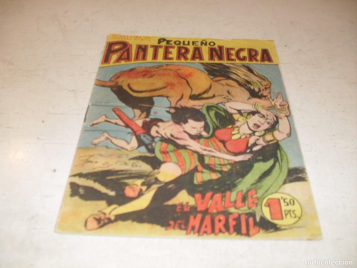 Tebeos: (ORIGINAL),PEQUE&Ntilde;O PANTERA NEGRA N&ordm; 123,EL VALLE DEL MARFIL,LA HECATOMBE,DE 329,MAGA,1956