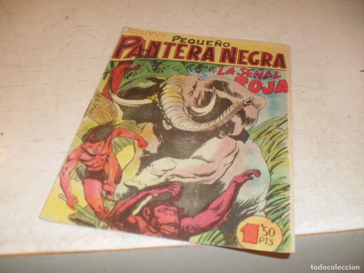 Tebeos: (ORIGINAL),PEQUE&Ntilde;O PANTERA NEGRA N&ordm; 122,LA SE&Ntilde;AL ROJA,DE 329,MAGA,1956