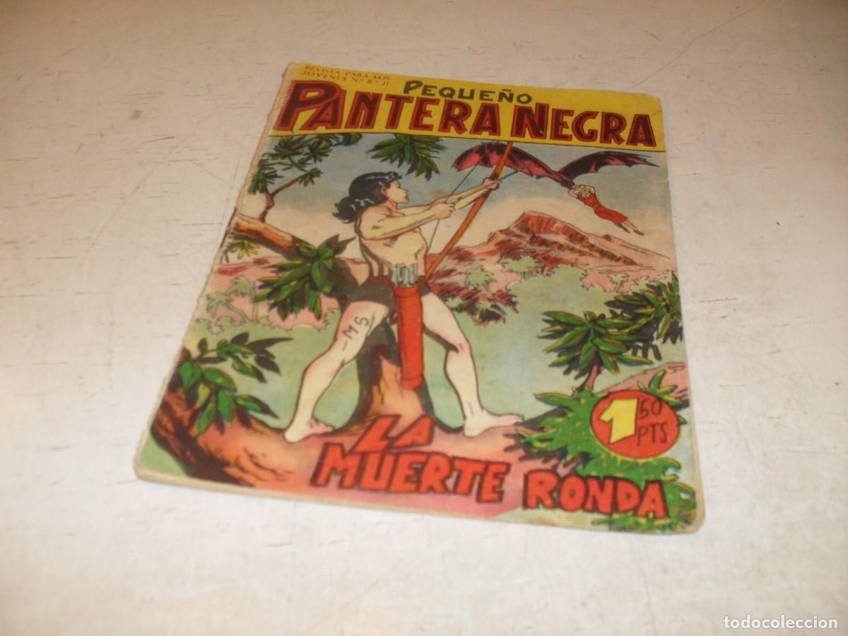 Tebeos: (ORIGINAL),PEQUE&Ntilde;O PANTERA NEGRA N&ordm; 115,LA MUERTE RONDA,DE 329,MAGA,1956