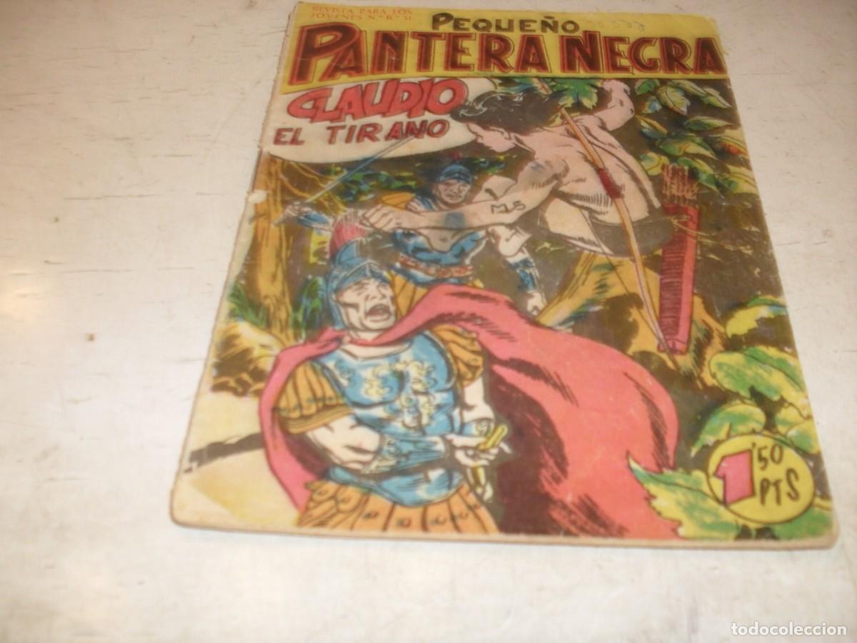 Tebeos: (ORIGINAL),PEQUE&Ntilde;O PANTERA NEGRA N&ordm; 105,EL TIRANO,DE 329,MAGA,1956