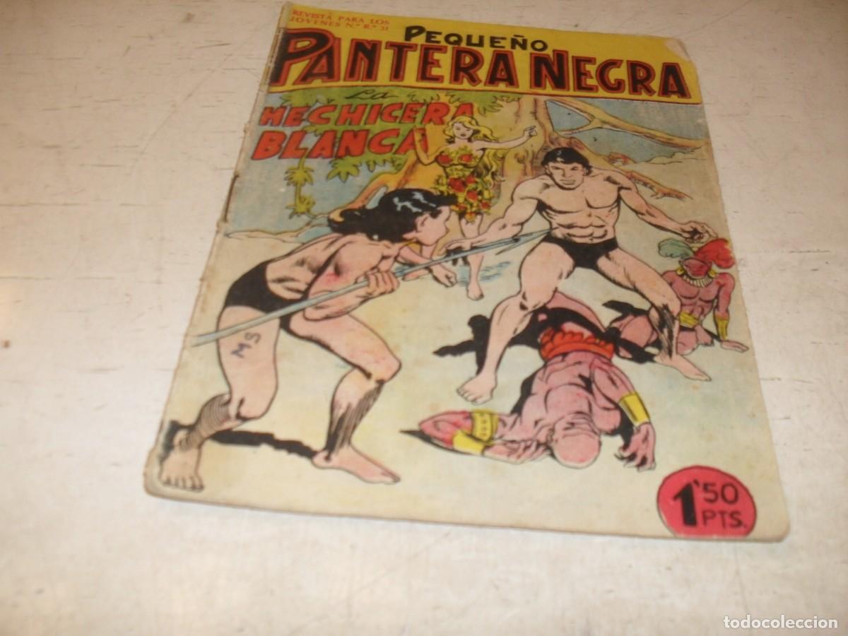 Tebeos: (ORIGINAL),PEQUE&Ntilde;O PANTERA NEGRA N&ordm; 101,LA HECHICERA BLANCA,DE 329,MAGA,1956