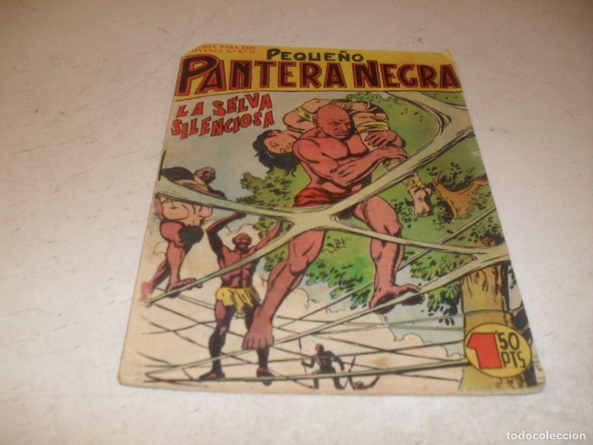 Tebeos: (ORIGINAL),PEQUE&Ntilde;O PANTERA NEGRA N&ordm; 99,LA SELVA SILENCIOSA,DE 329,MAGA,1956