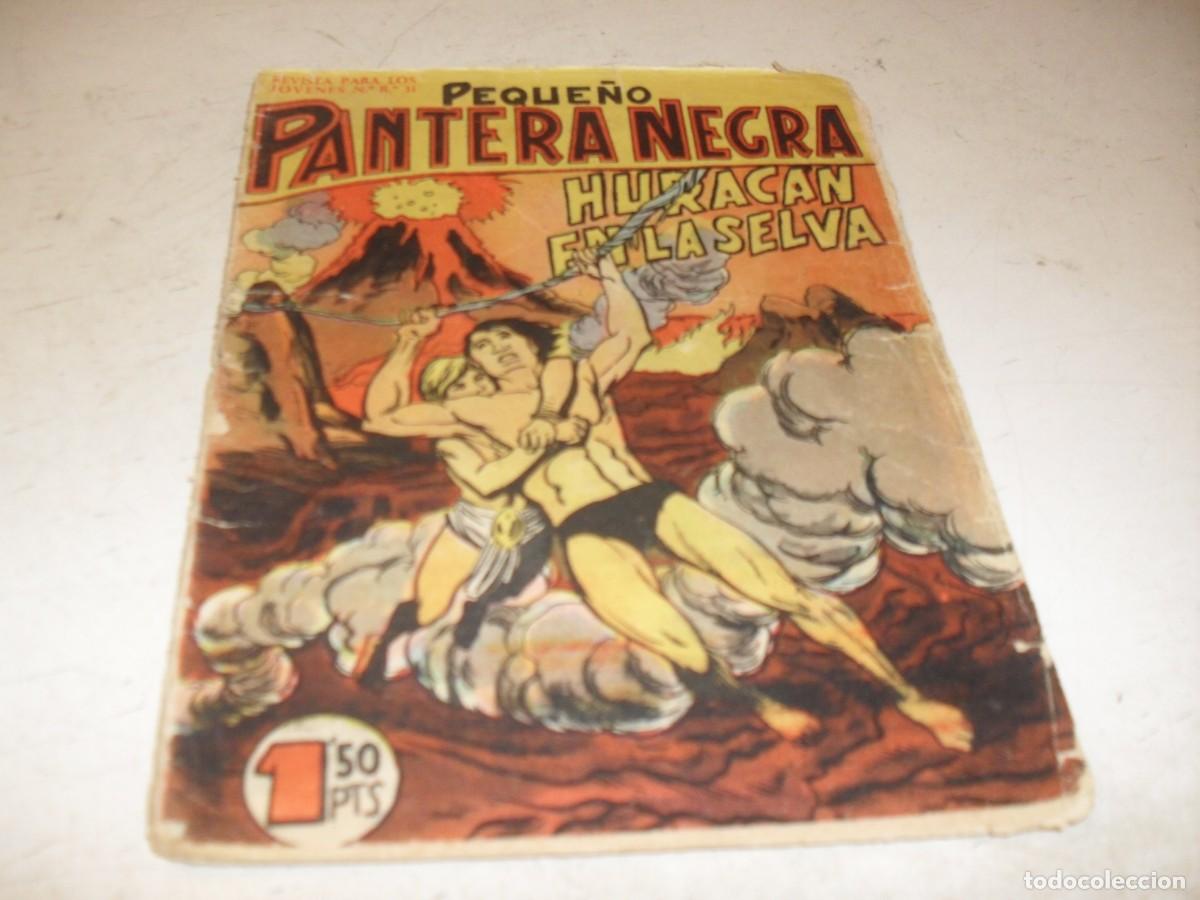 Tebeos: (ORIGINAL),PEQUE&Ntilde;O PANTERA NEGRA N&ordm; 93,HURACAN EN LA SELVA,DE 329,MAGA,1956