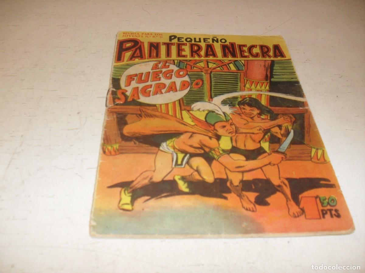 Tebeos: (ORIGINAL),PEQUE&Ntilde;O PANTERA NEGRA N&ordm; 91,EL FUEGO SAGRADO,DE 329,MAGA,1956