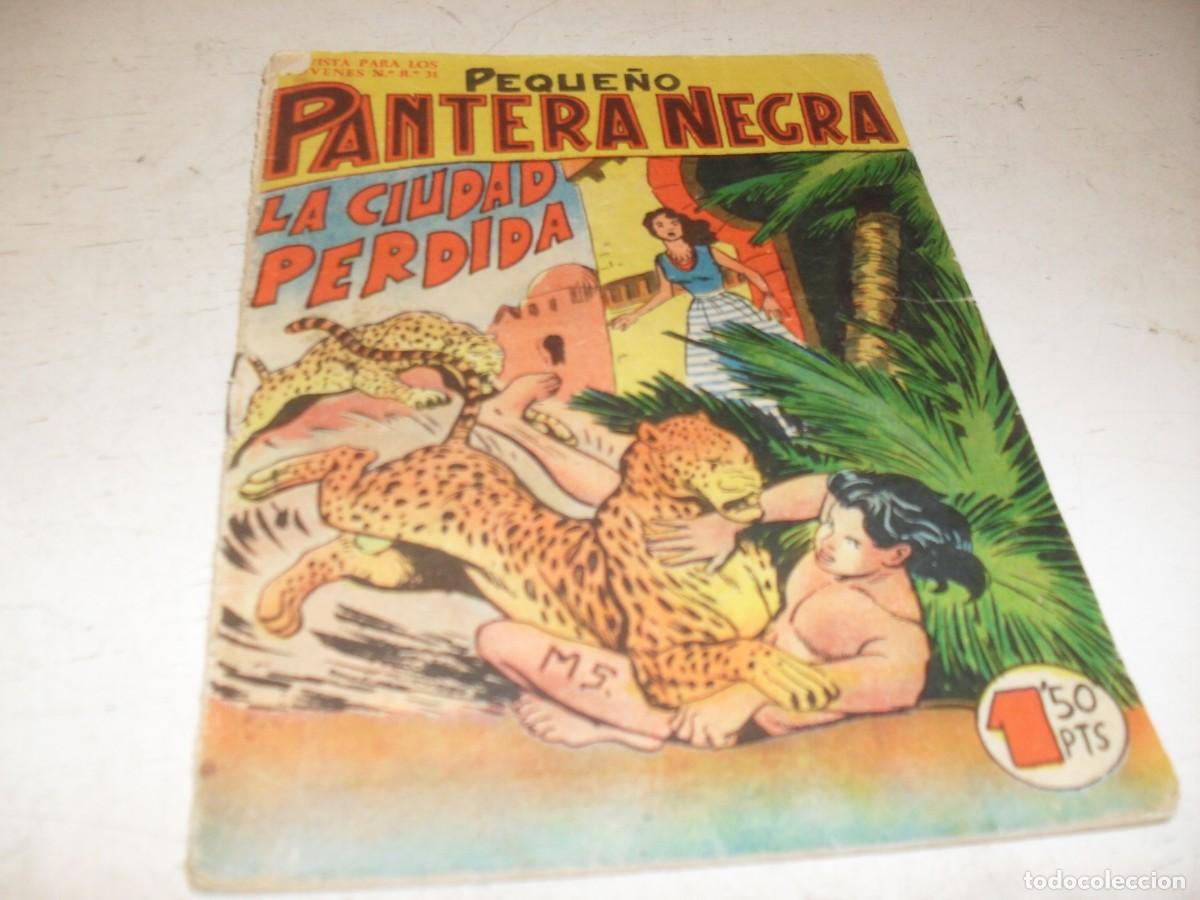 Tebeos: (ORIGINAL),PEQUE&Ntilde;O PANTERA NEGRA N&ordm; 88,LA CIUDAD PERDIDA,DE 329,MAGA,1956