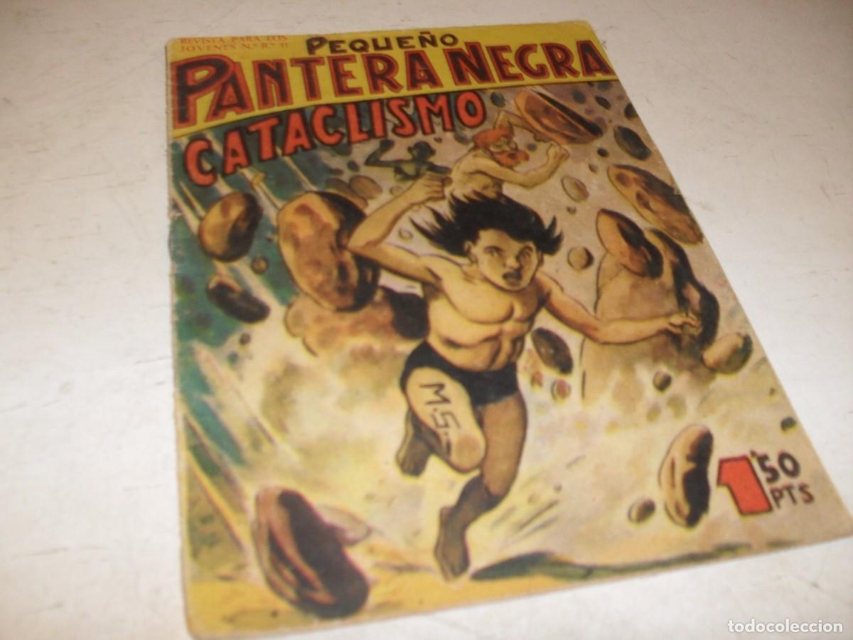 Tebeos: (ORIGINAL),PEQUE&Ntilde;O PANTERA NEGRA N&ordm; 81,CATACLISMO,DE 329,MAGA,1956