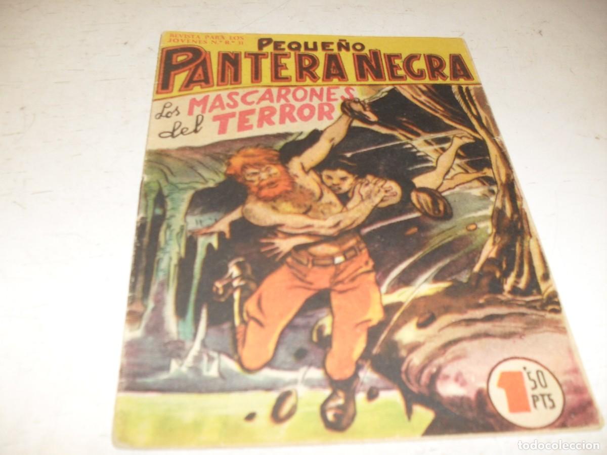 Tebeos: (ORIGINAL),PEQUE&Ntilde;O PANTERA NEGRA N&ordm; 80,LOS MASCARONES DEL TERROR,DE 329,MAGA,1956