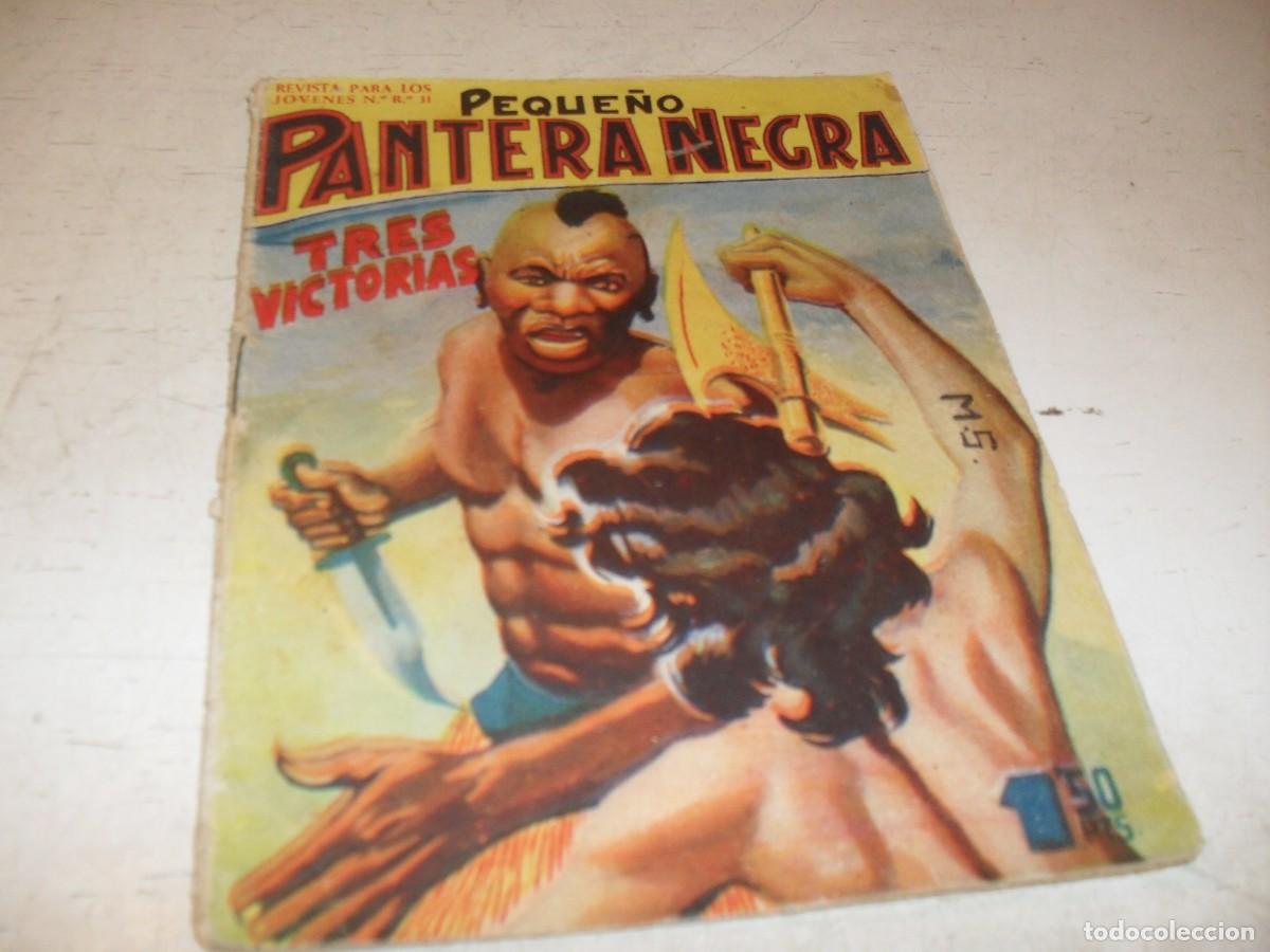 Tebeos: (ORIGINAL),PEQUE&Ntilde;O PANTERA NEGRA N&ordm; 76,TRES VICTORIAS,DE 329,MAGA,1956