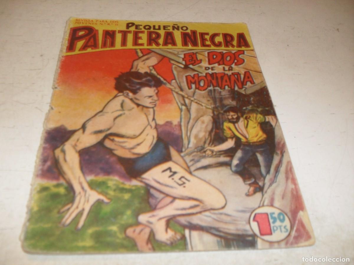 Tebeos: (ORIGINAL),PEQUE&Ntilde;O PANTERA NEGRA N&ordm; 70,EL DIOS DE LA MONTA&Ntilde;A,DE 329,MAGA,1956