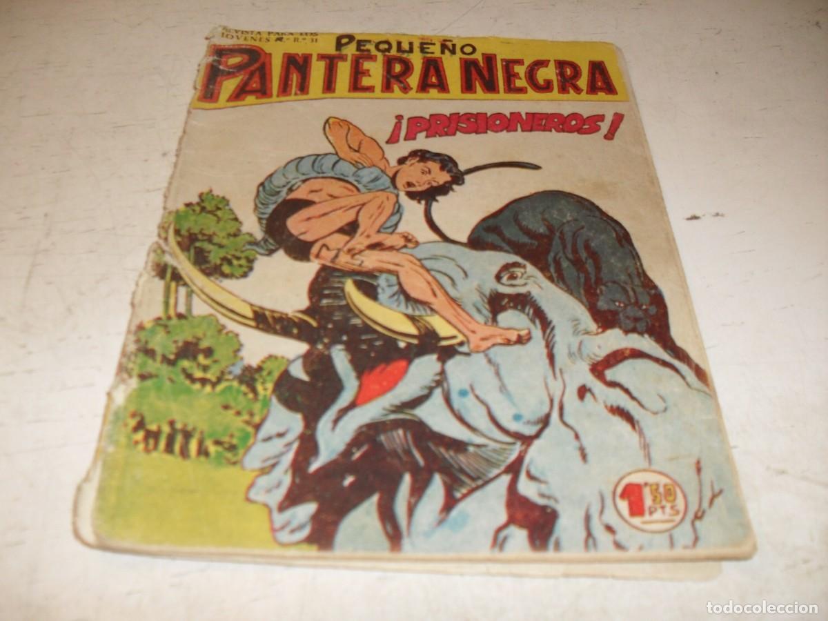 Tebeos: (ORIGINAL),PEQUE&Ntilde;O PANTERA NEGRA N&ordm; 59,PRISIONEROS&iexcl;&iexcl;,DE 329,MAGA,1956