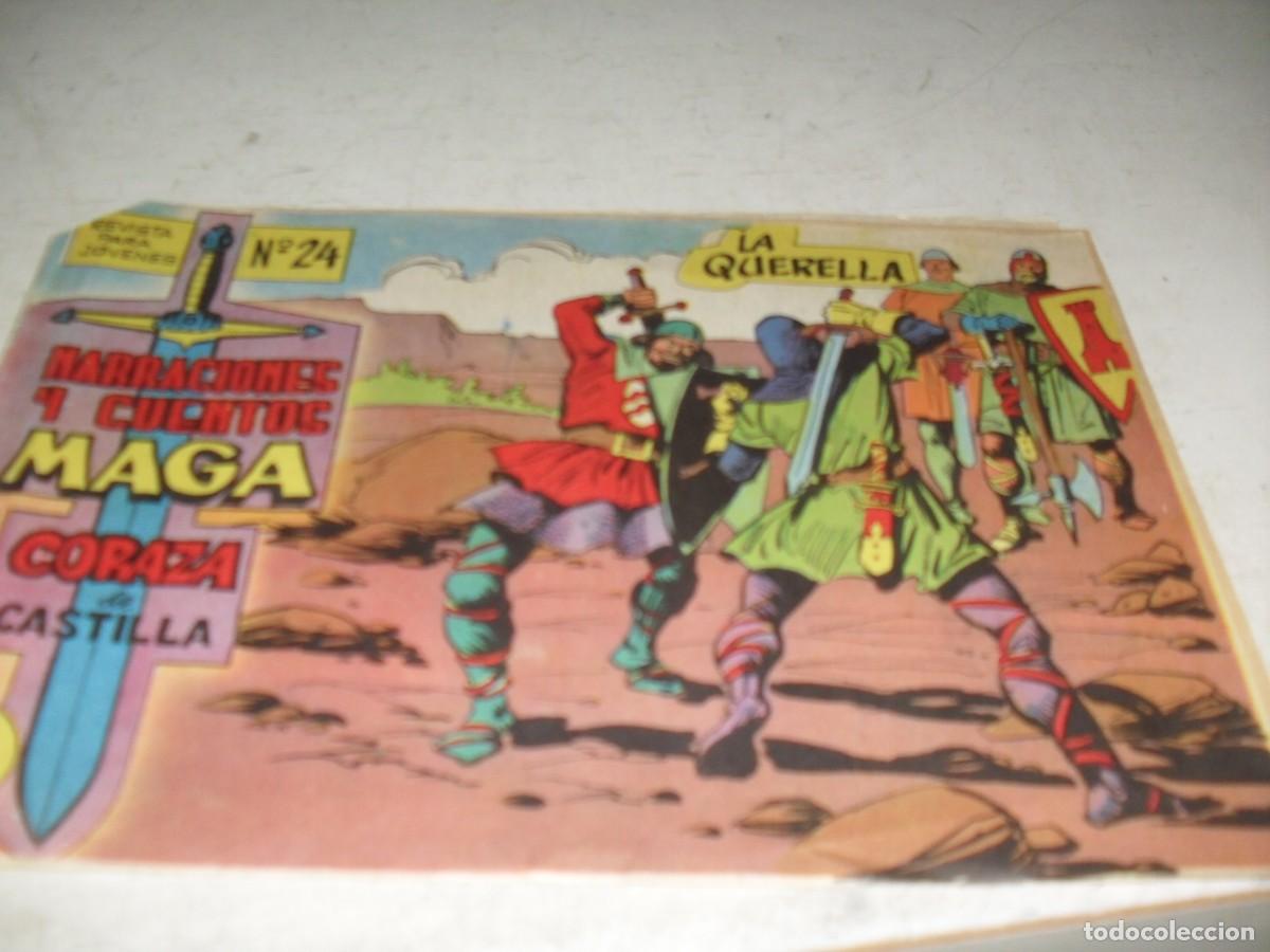 Tebeos: (ORIGINAL),CORAZA DE CASTILLA N&ordm; 24,LA QUERELLA,DE 42.MAGA,1964