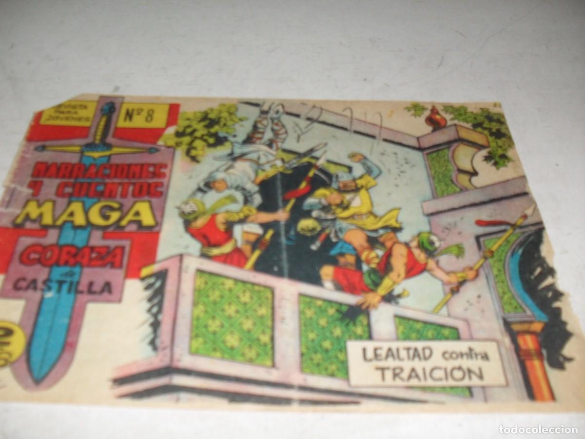 Tebeos: (ORIGINAL),CORAZA DE CASTILLA N&ordm; 8,LEALTAD CONTRA TRAICION,DE 42.MAGA,1964