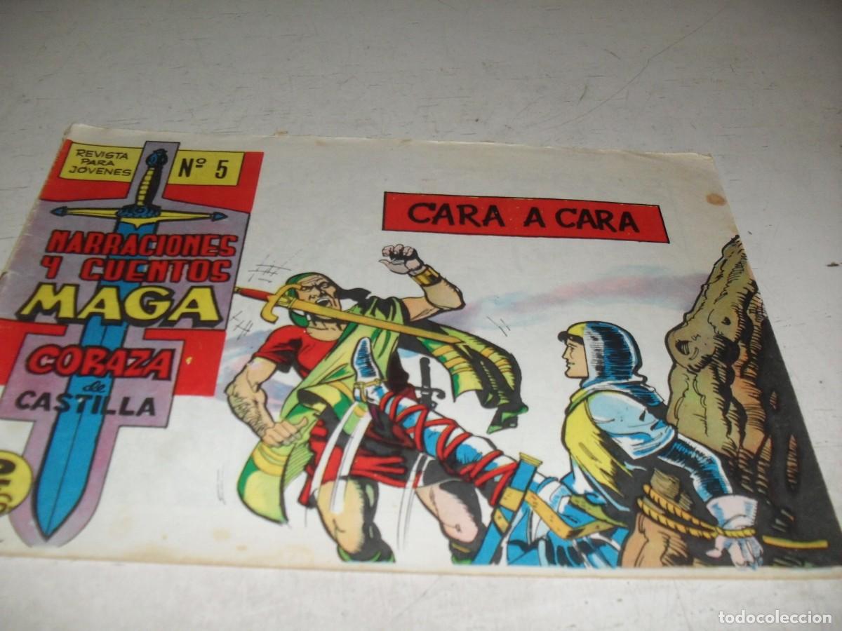 Tebeos: (ORIGINAL),CORAZA DE CASTILLA N&ordm; 5,CARA A CARA,DE 42.MAGA,1964