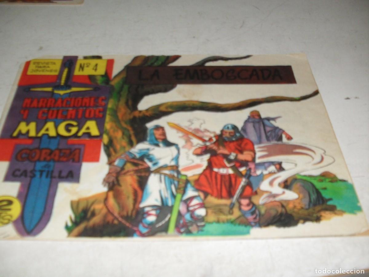 Tebeos: (ORIGINAL),CORAZA DE CASTILLA N&ordm; 4,LA EMBOSCADA,DE 42.MAGA,1964