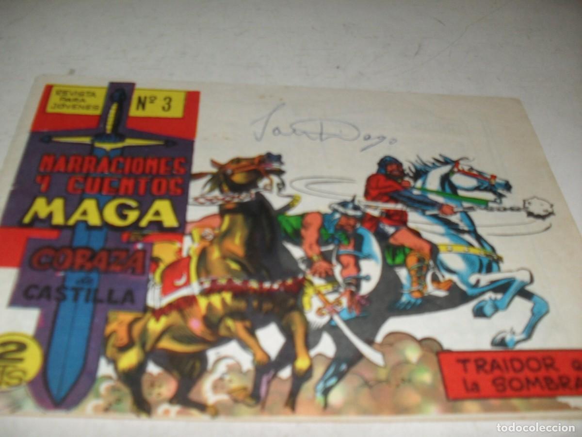 Tebeos: (ORIGINAL),CORAZA DE CASTILLA N&ordm; 3,TRAIDOR EN LA SOMBRA,DE 42.MAGA,1964