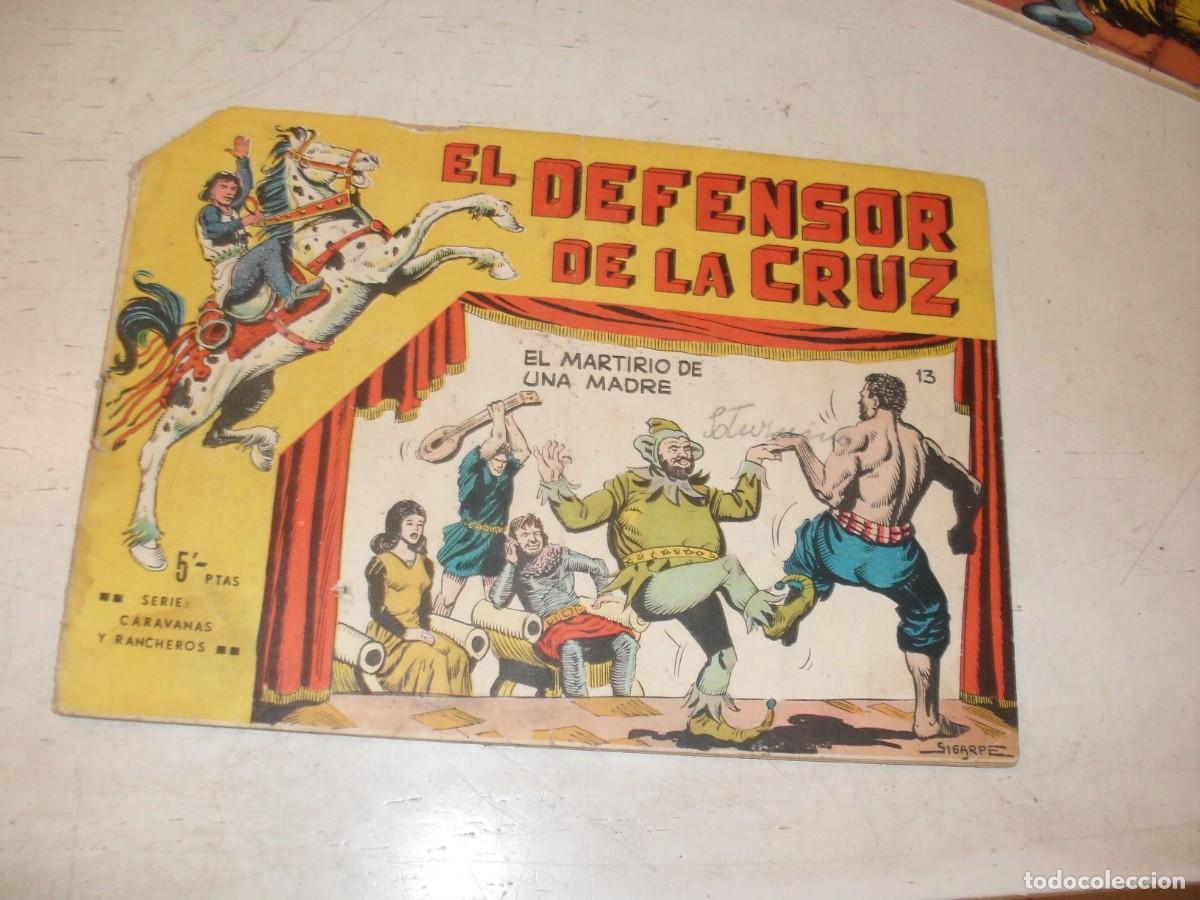Tebeos: (ORIGINAL),EL DEFENSOR DE LA CRUZ N&ordm; 13,EL MARTIRIO DE UNA MADRE,DE GIGARPE ,DE 20.MAGA,1964