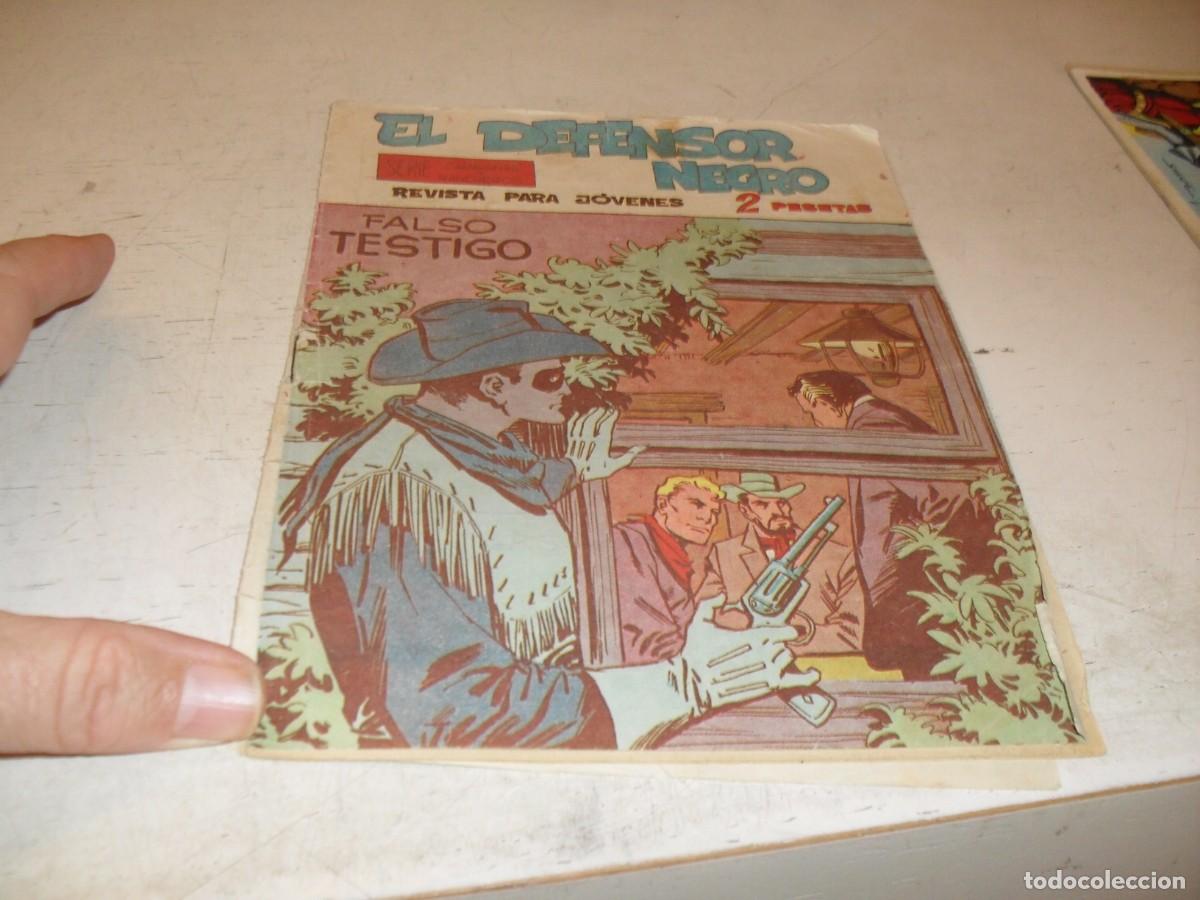 Tebeos: (ORIGINAL),EL DEFENSOR NEGRO N&ordm; 27,FALSO TESTIGO ,DE 61.MAGA,1963