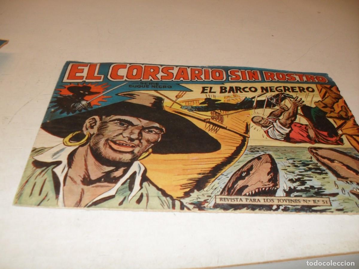 Tebeos: (ORIGINAL),EL CORSARIO SIN ROSTRO,N&ordm; 20,EL BARCO NEGRERO,DE 42,DE M.GAGO.MAGA,1959