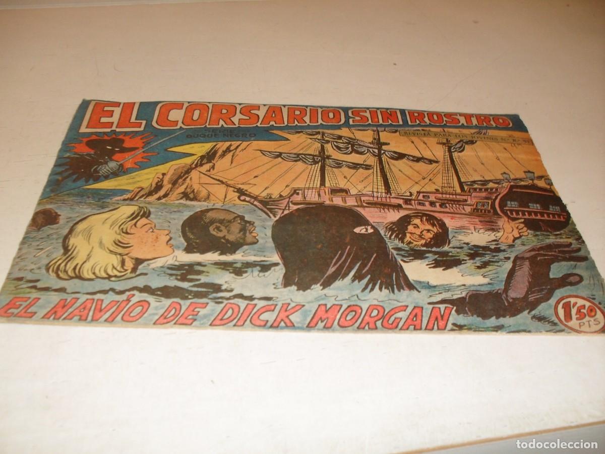 Tebeos: (ORIGINAL),EL CORSARIO SIN ROSTRO,N&ordm; 19,EL NAVIO DE DICK MORGAN,DE 42,DE M.GAGO.MAGA,1959