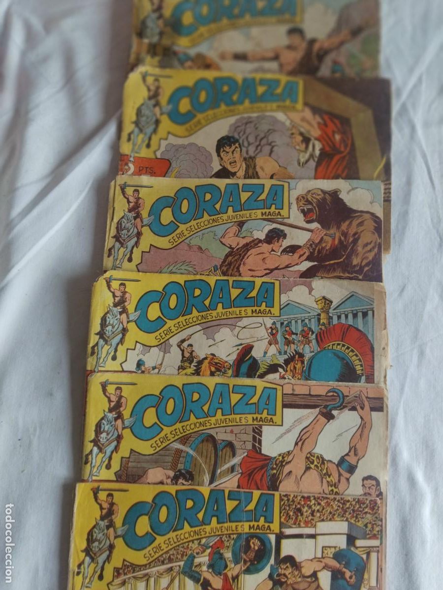 Tebeos: 55 NUMEROS DE CORAZA MAGA 1962. - Foto 2