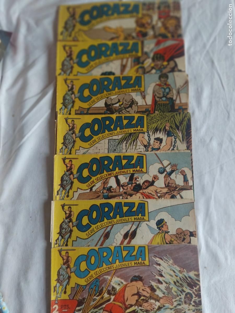 Tebeos: 55 NUMEROS DE CORAZA MAGA 1962. - Foto 3