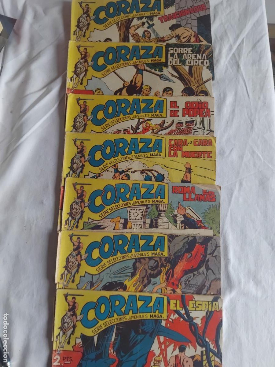 Tebeos: 55 NUMEROS DE CORAZA MAGA 1962. - Foto 5