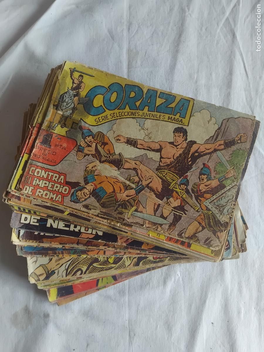 Tebeos: 55 NUMEROS DE CORAZA MAGA 1962.