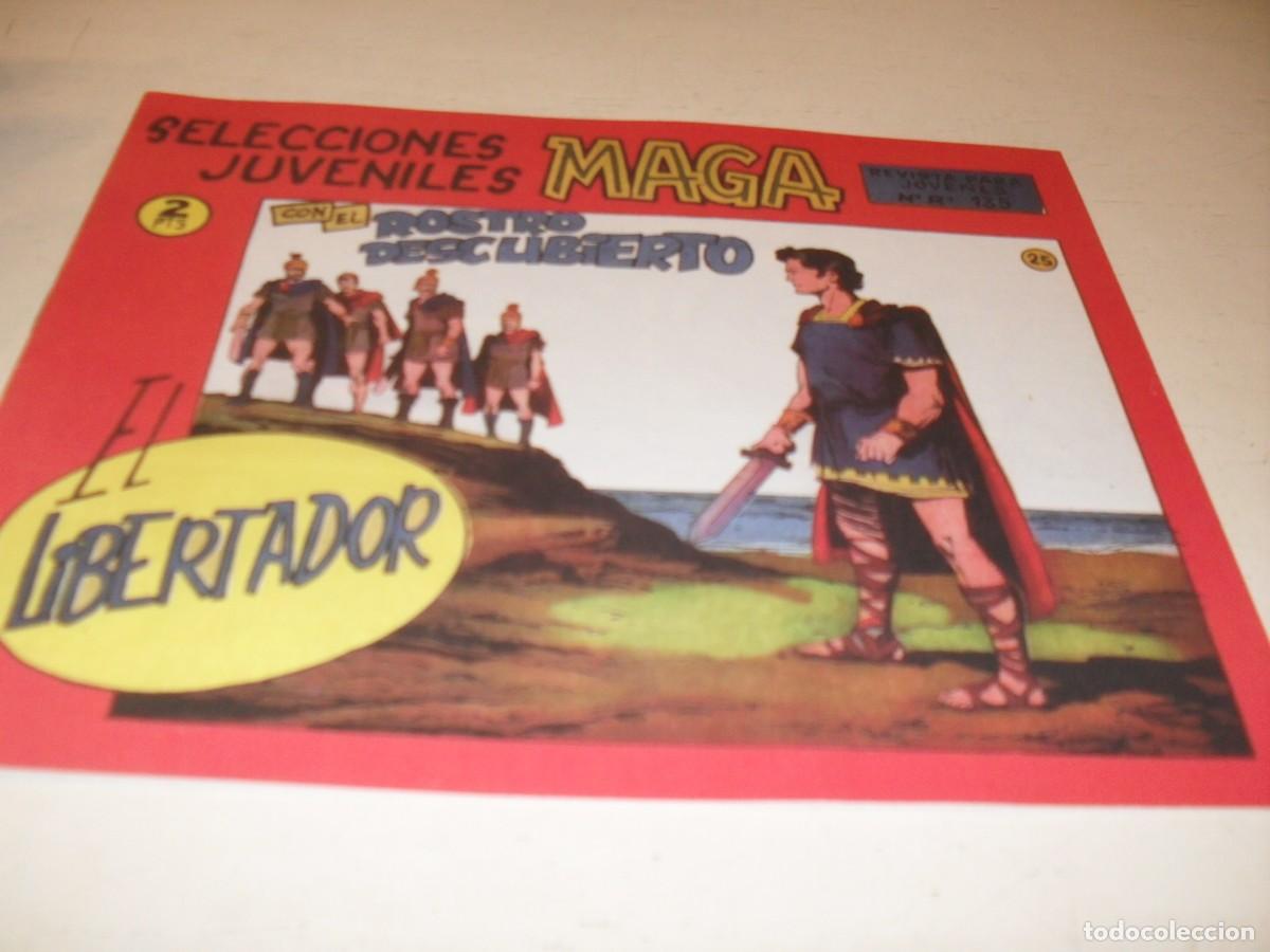 Tebeos: (FACSIMIL),EL LIBERTADOR N&ordm; 25,CON EL ROSTRO DESCUBIERTO,DE EUSTAQUIO SEGRELLES.DE 30.MAGA,1965
