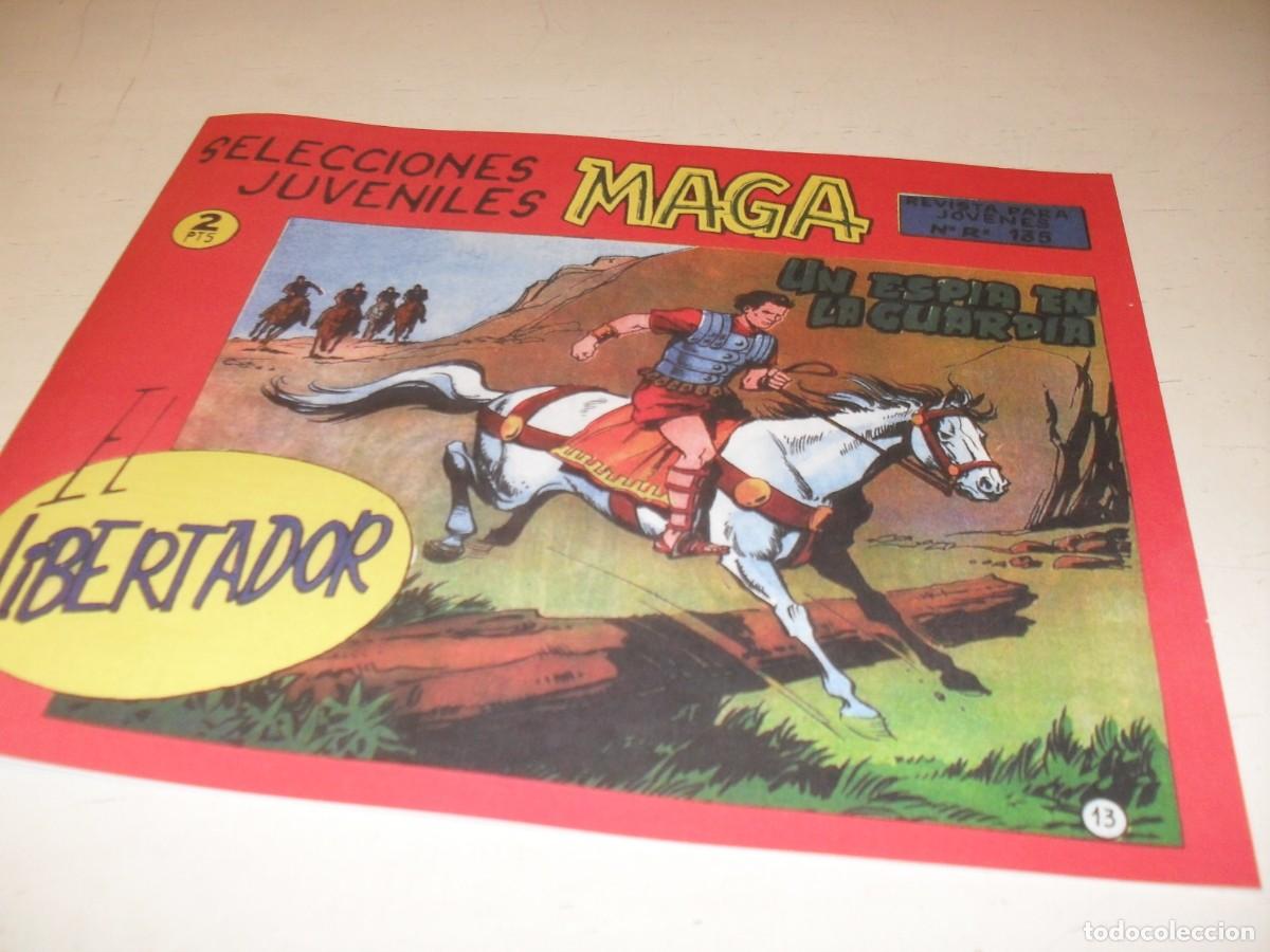 Tebeos: (FACSIMIL),EL LIBERTADOR N&ordm; 13,UN ESPIA DE LA GUARDIA,DE EUSTAQUIO SEGRELLES.DE 30.MAGA,1965